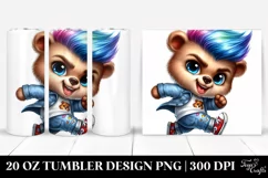 Baby Bear Running 20 Oz Tumbler Product Image 1