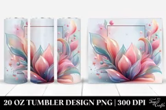 Shiny Tulip Illustration | 20 oz Tumbler Product Image 1