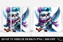 Vibrant Baby Dove Drawing | 20 oz Tumbler Product Image 1