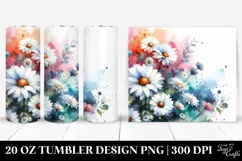 Vibrant Daisy Whimsical Colorful | 20 oz Tumbler Product Image 1
