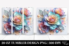 Shiny Camellia Tumbler | 20 oz Tumbler Product Image 1