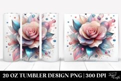 Shiny Camellia Tumbler | 20 oz Tumbler Product Image 1