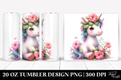 Baby Unicorn Impatiens Tumbler Product Image 1