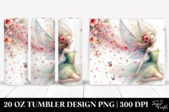 Fairy Tumbling with Spring Petals | 20 Oz Tumbler Product Image 1