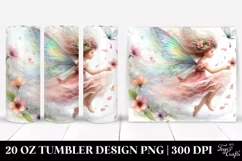 Fairy Tumbling with Spring Petals | 20 Oz Tumbler Product Image 1