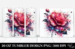 Shiny Camellia Metallic | 20 Oz Tumbler Product Image 1