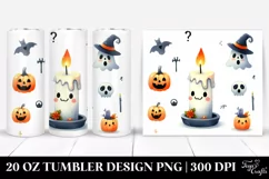 Funny Halloween Candle 20 Oz Tumbler Product Image 1