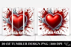 Valentines 20 Oz Tumbler Png Product Image 1
