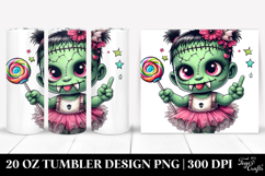 Funny Frankenstein Kid, 20 Oz Tumbler Product Image 1
