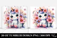 Baby Unicorn Cosmos Splash | 20 Oz Tumbler Product Image 1