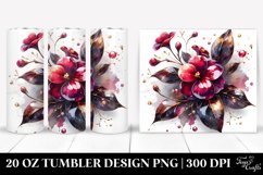 Colorful Impatiens Tumbler Product Image 1