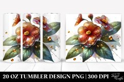 Glossy Impatiens Tumbler Product Image 1