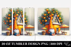 Gnome in Beach Wear | 20 oz Tumbler Product Image 1