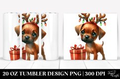 Colorful Rhodesian Ridgeback, Transparent 20 Oz Tumbler Product Image 1