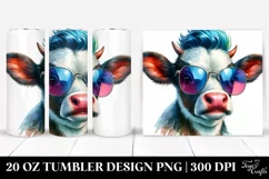 Style Cow, Transparent 20 Oz Tumbler Product Image 1