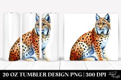 Simple Lynx Clipart | 20 Oz Tumbler Product Image 1