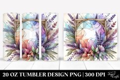 Elegant Lavender Stained 20 Oz Tumbler Product Image 1