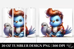 Cute Baby Dove Sitting 20 Oz Tumbler Product Image 1