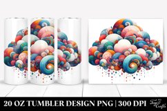 Colorful Whimsical Cloud | 20 Oz Tumbler Product Image 1