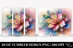 Abstract Vibrant Gardenia Tumbler | 20 oz Tumbler Product Image 1