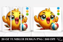 Colorful Crazy Baby Canary | 20 Oz Tumbler Product Image 1