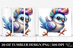 Running Baby Dove | 20 oz Tumbler Product Image 1