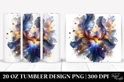 20 Oz Tumbler Sublimation | Shiny Camellia with Metallic Product Image 1