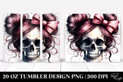 Halloween Skull Tumbler | 20 oz Tumbler Product Image 1