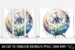 Stained Sweet Pea | 20 Oz Tumbler Product Image 1