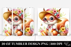 Colorful Baby Squirrel for Summer | 20 Oz Tumbler Product Image 1