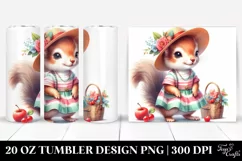 Colorful Baby Squirrel for Summer | 20 Oz Tumbler Product Image 1