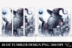 Gothic Santa Watercolor Tumbler | 20 oz Tumbler Product Image 1