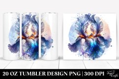 20 Oz Tumbler Sublimation | Shiny Camellia with Metallic Product Image 1