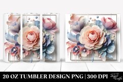 Glossy Ranunculus 20 Oz Tumbler Product Image 1