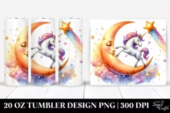 Unicorn Pirouetting Comet | 20 Oz Tumbler Product Image 1