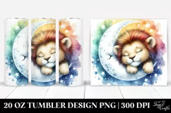 Colorful Baby Lion | 20 Oz Tumbler Product Image 1