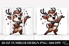 Cute Deer, 20 Oz Tumbler Product Image 1