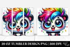 Cute Cartoon Panda | 20 Oz Tumbler Product Image 1