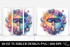 Colorful Magical Mushroom | 20 Oz Tumbler Product Image 1