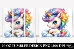 Cute Baby Unicorn | 20 Oz Tumbler Product Image 1