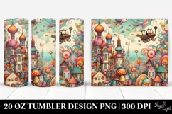 Vintage Postcard Style Whimsical | 20 oz Tumbler Product Image 1