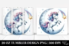 Cute Unicorn Pirouetting | 20 Oz Tumbler Product Image 1