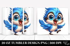 Colorful Blue Jay | 20 Oz Tumbler Product Image 1