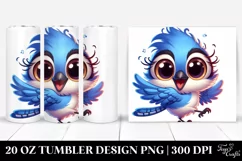 Colorful Blue Jay | 20 Oz Tumbler Product Image 1
