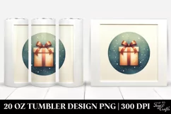 Simple Watercolor Christmas Gift | 20 oz Tumbler Product Image 1