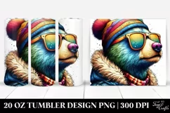 Bear Portrait Sunglasses | 20 oz Tumbler Product Image 1