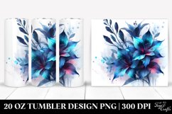 20 Oz Tumbler Sublimation | Glossy Lobelia Product Image 1