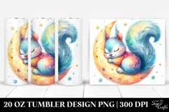 Colorful Baby Squirrel | 20 Oz Tumbler Product Image 1
