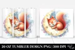 Colorful Baby Squirrel | 20 Oz Tumbler Product Image 1