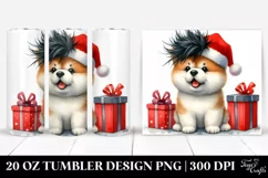 Vibrant Akita 20 Oz Tumbler Product Image 1